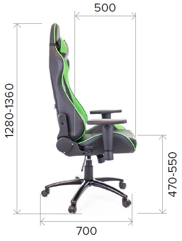 Кресло игровое Everprof Lotus S9 PU Зеленый 3