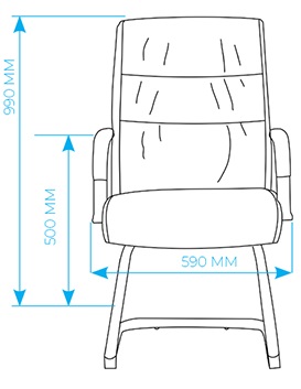 Кресло AL 750AV на полозьях 4