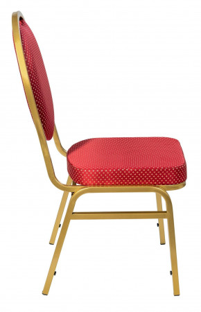 Банкетный стул Квин 20 мм золотой, красная корона 2