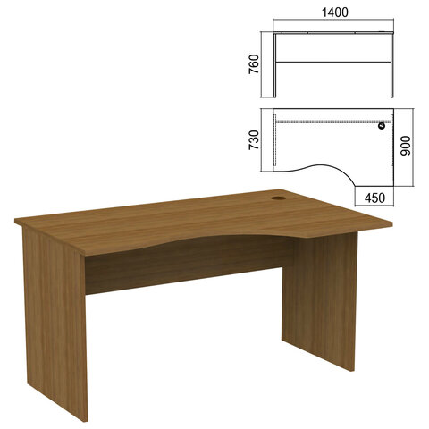 Стол эргономичный Арго А-200 правый 1400х900х760 мм 1