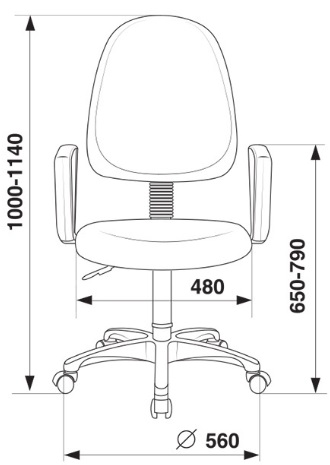Офисное кресло Бюрократ CH 1300N 9