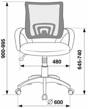 Офисное кресло BRABIX Fly MG 396 5