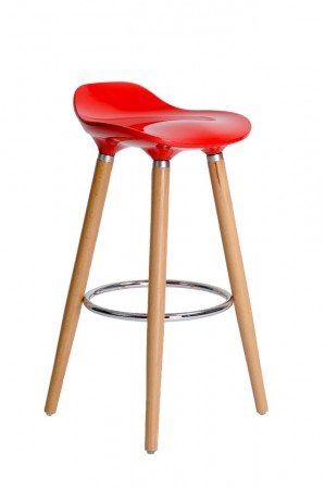 Барный стул Модерн красный 1